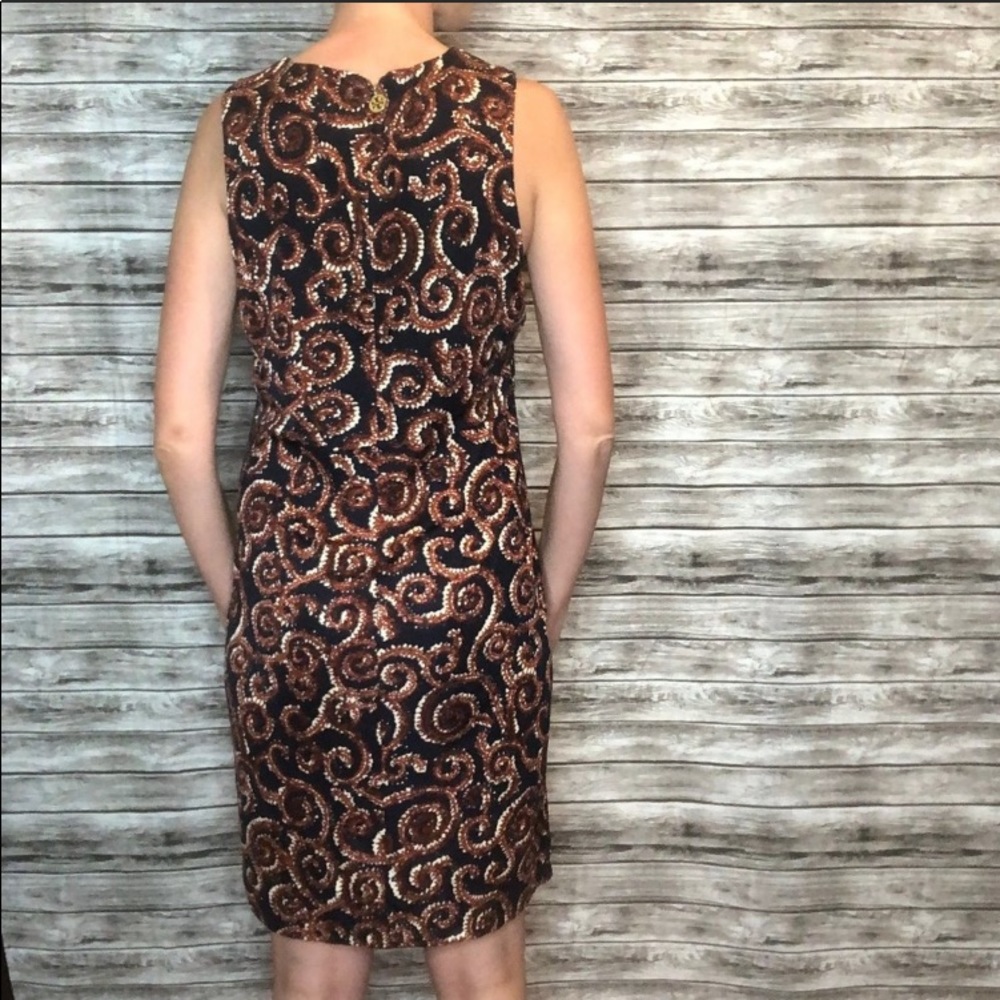 Tory Burch 100% Silk Sleeveless Dress Medium - Picture 5 of 12